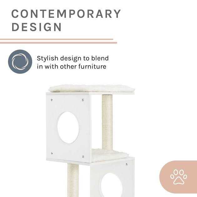 White Cat Tree E9769