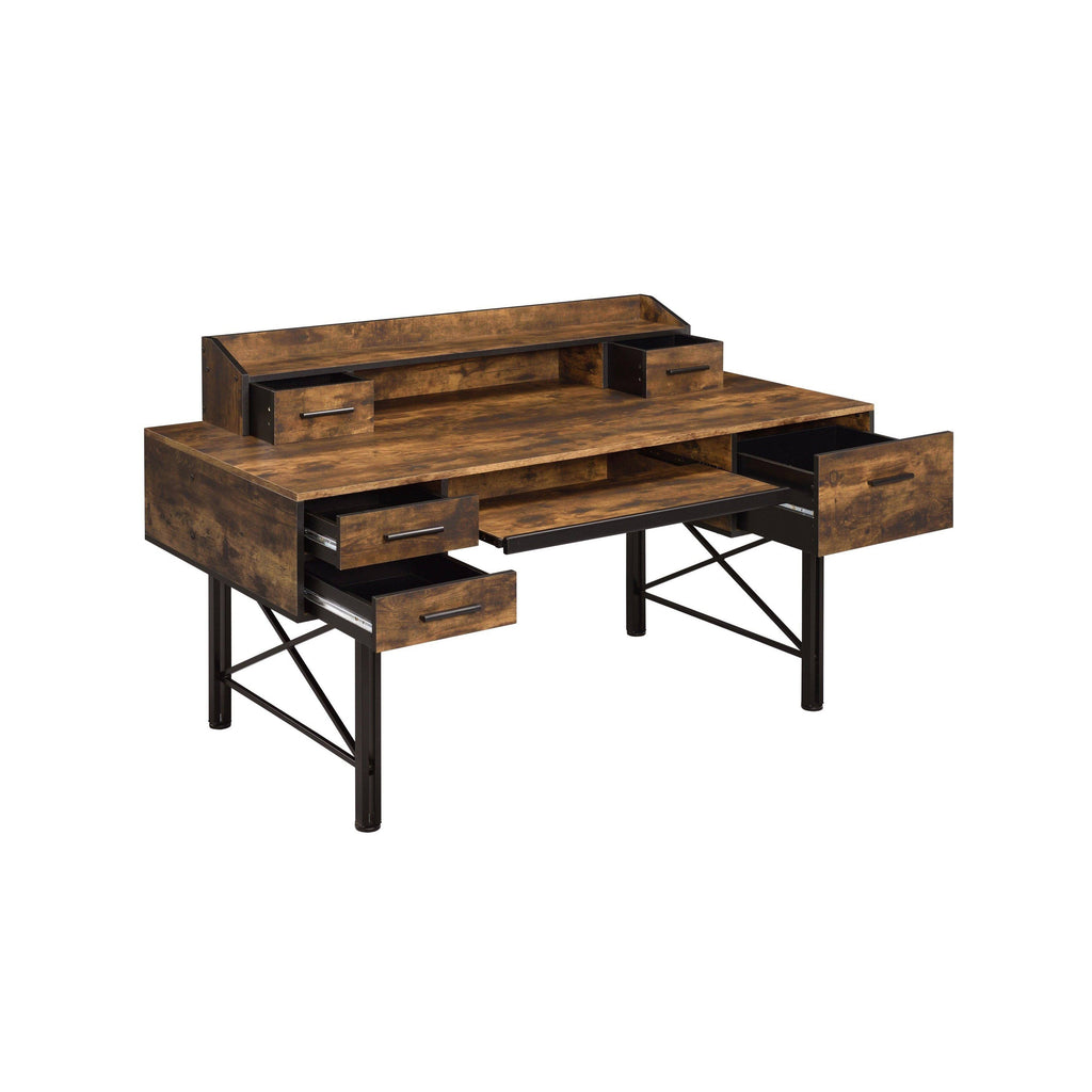 Weathered Oak Computer Desk E682569