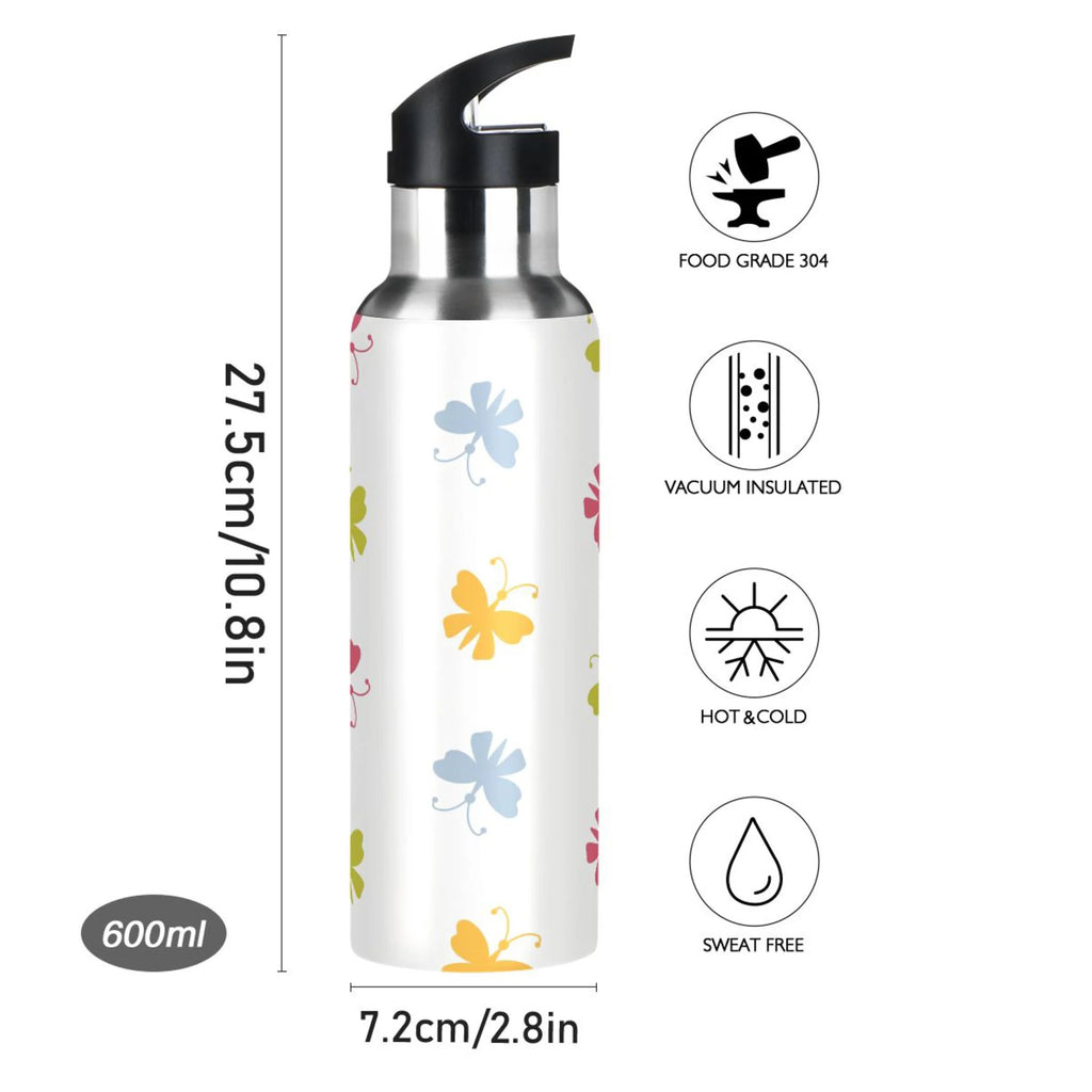 Stainless Steel Insulated Water Bottle with Straw Lid T301028