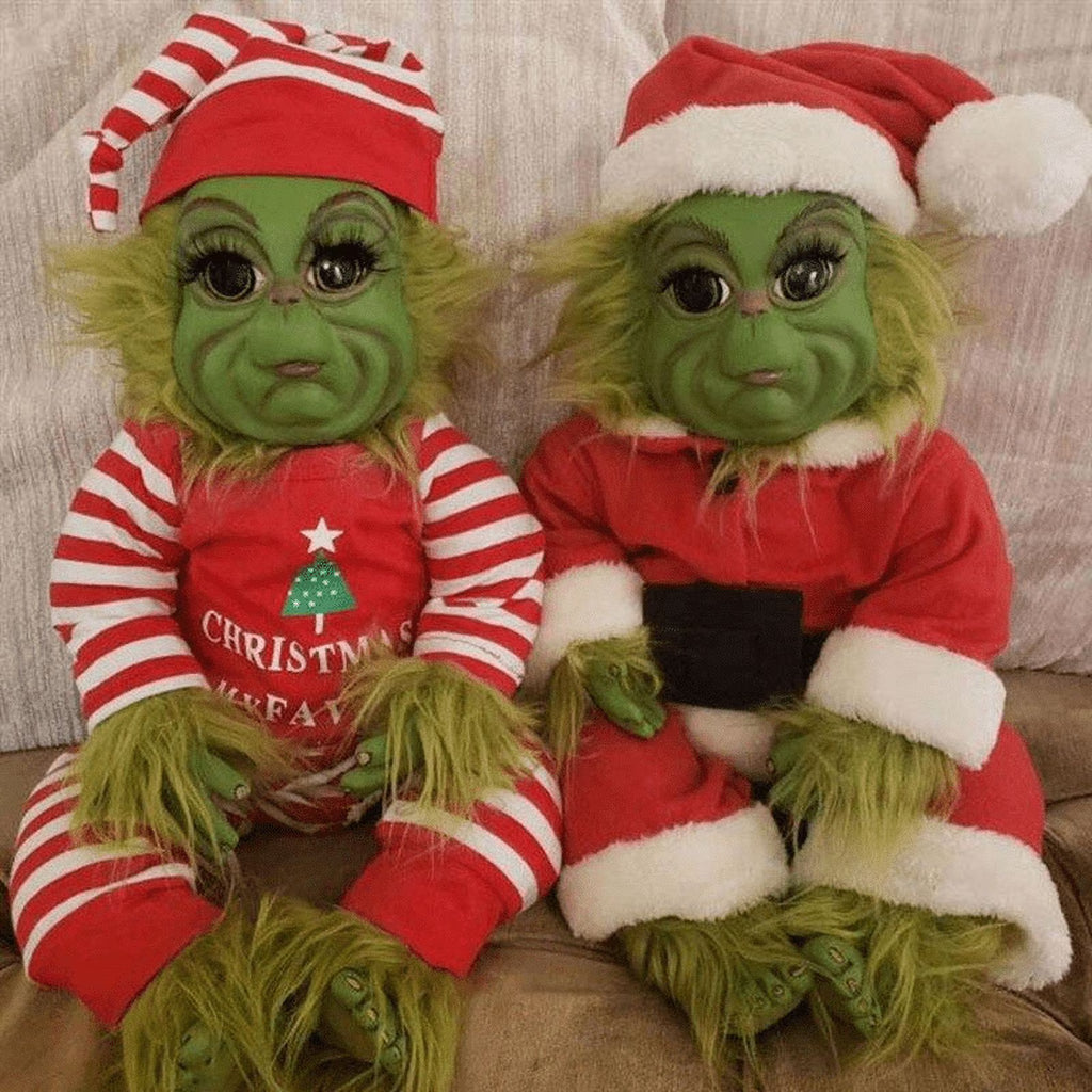 Grinch Stuffed Plush Elf Doll G4687