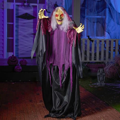 Life Size Animatronics Ghost Decor with Sound and Light J665