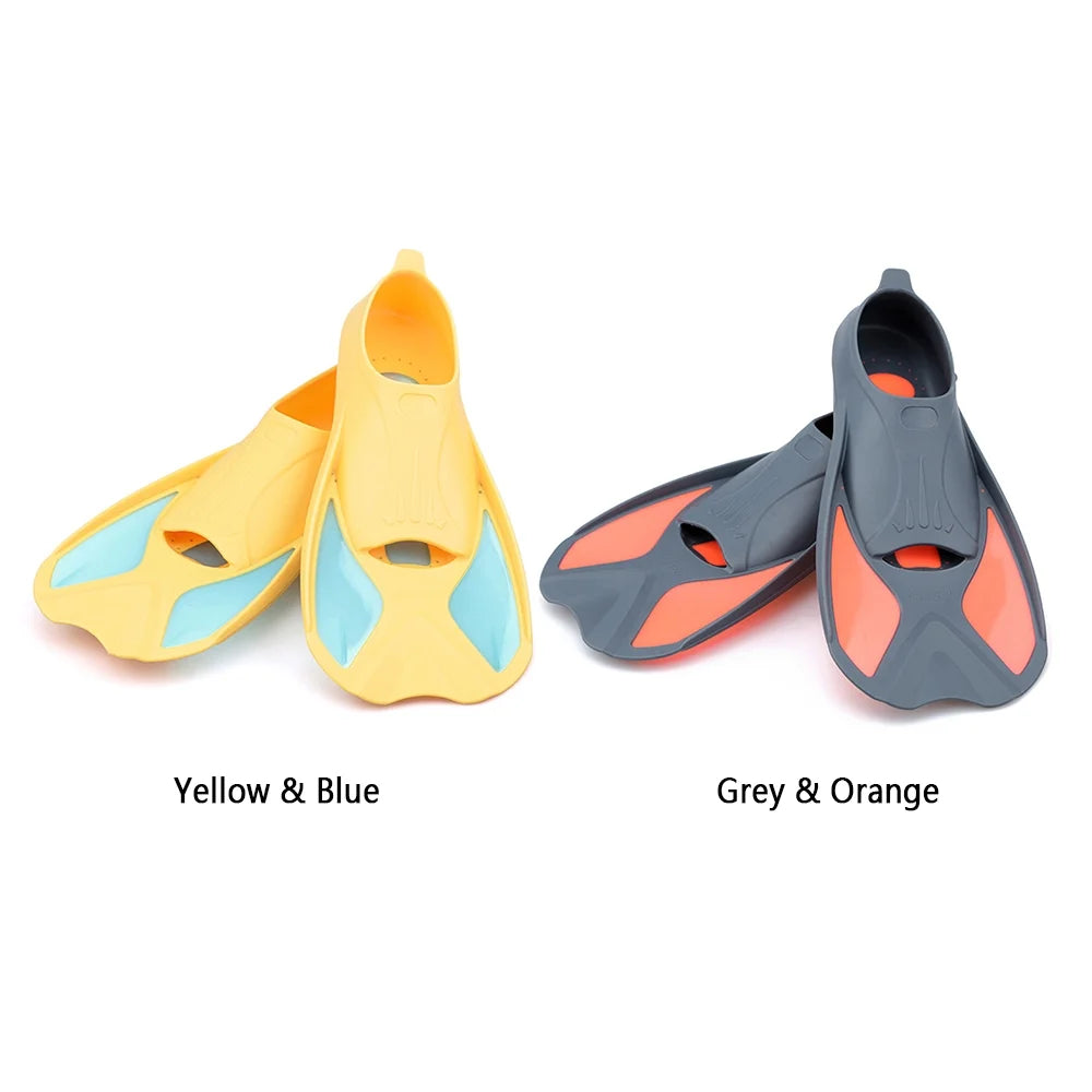 Kids Short Swim Fins for Snorkeling Training R8524