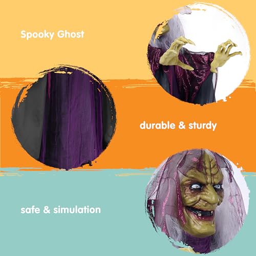 Life Size Animatronics Ghost Decor with Sound and Light J665