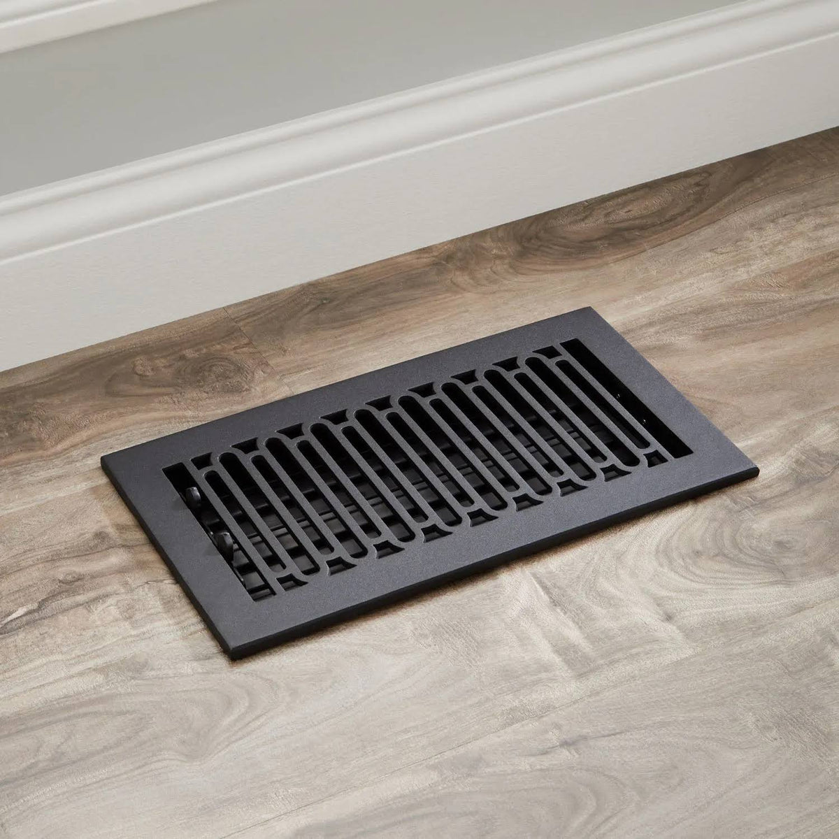 Black Cast Iron Floor Register M5308