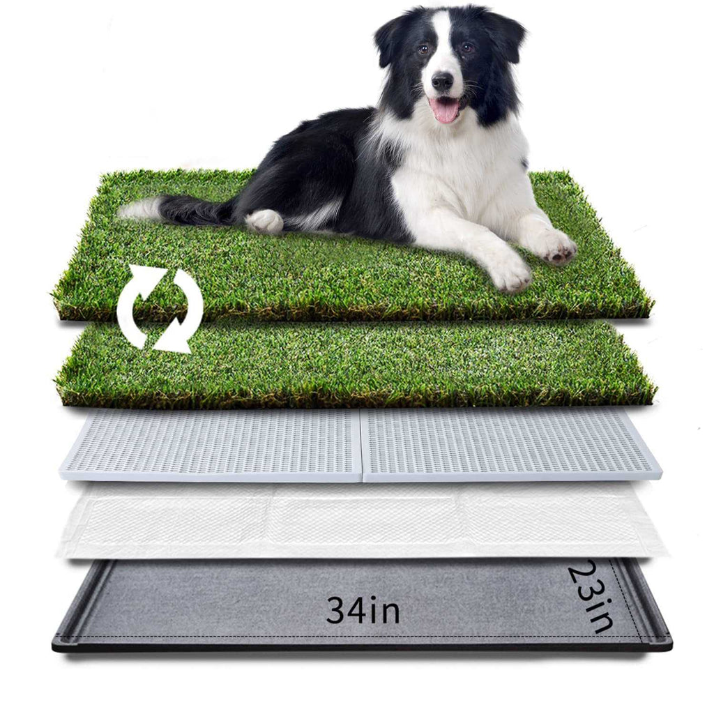 Large Dog Grass Pad with Tray V182675