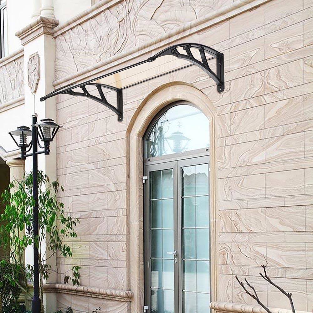 2pcs 40x40x22 Polycarbonate Window Door Awning R322180