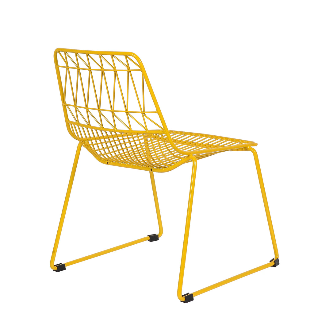 Kids Geometric Wire Activity Chairs 2pk Orange P736