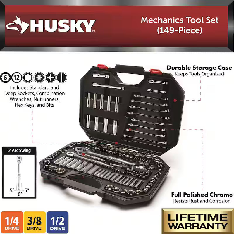 Mechanics Tool Set 149-Piece D8496