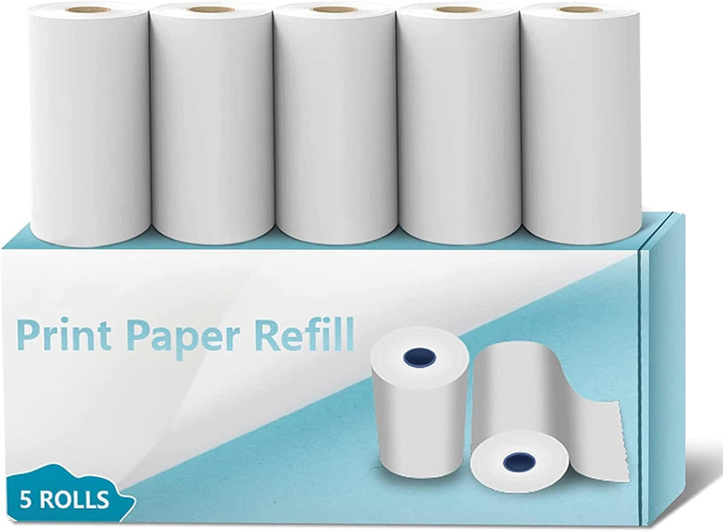 Blue Kids Instant Print Camera with 3 Rolls Print Paper F965
