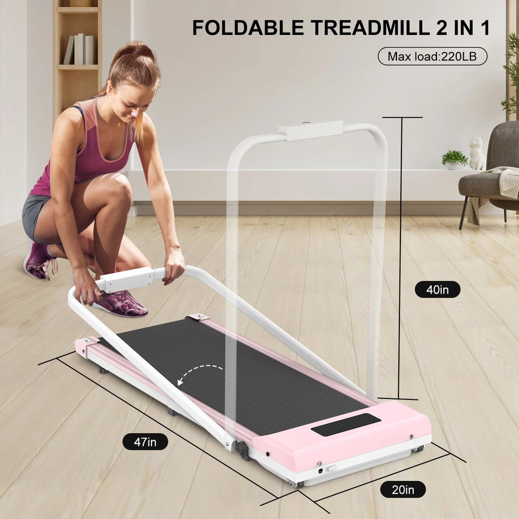 Ultra Slim Under Desk Treadmill Black J29504