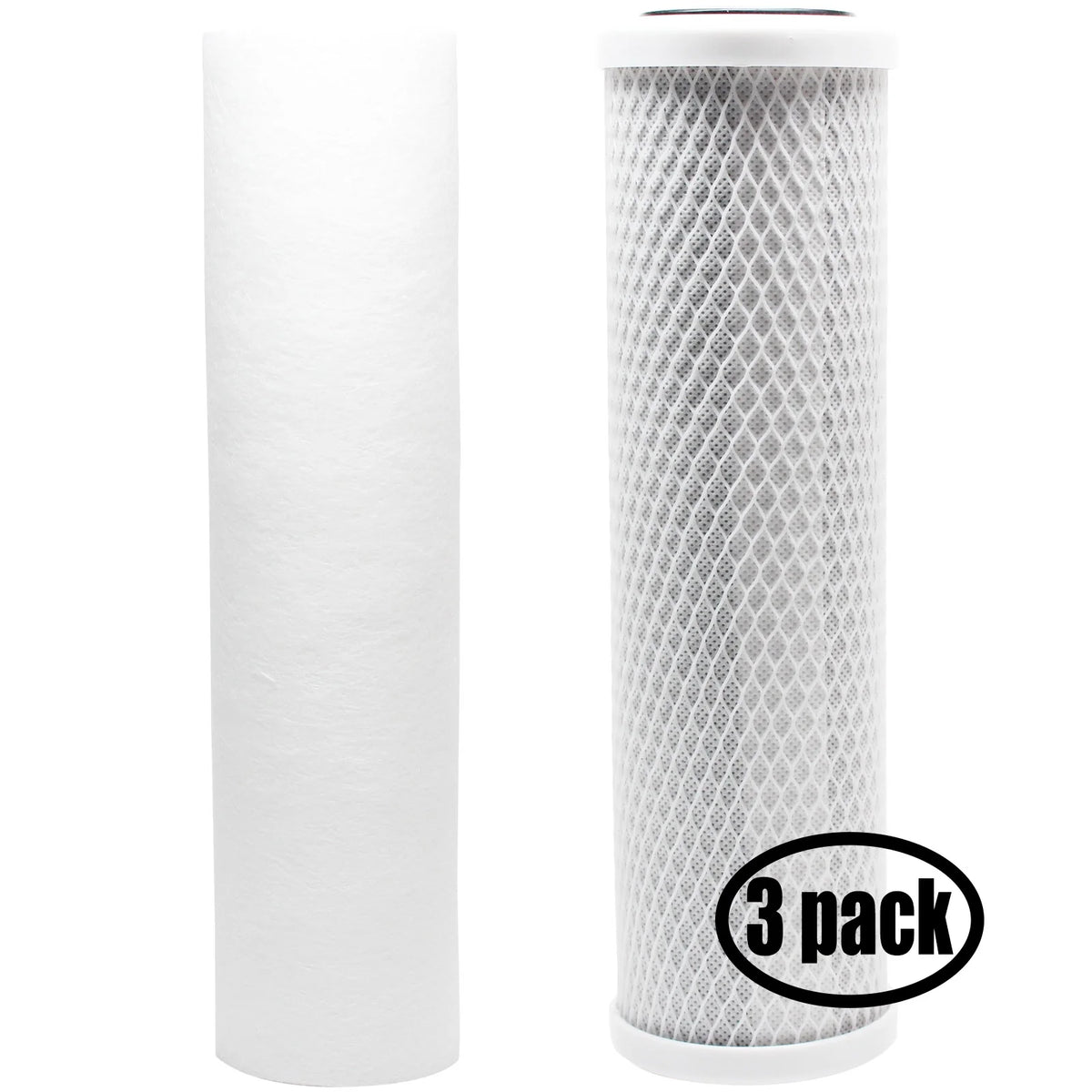 3-Pack Carbon Block & PP Sediment Filter I887085