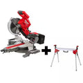 18V Brushless Cordless 10 in. Dual Bevel Sliding Compound Miter Saw with Stand F977646