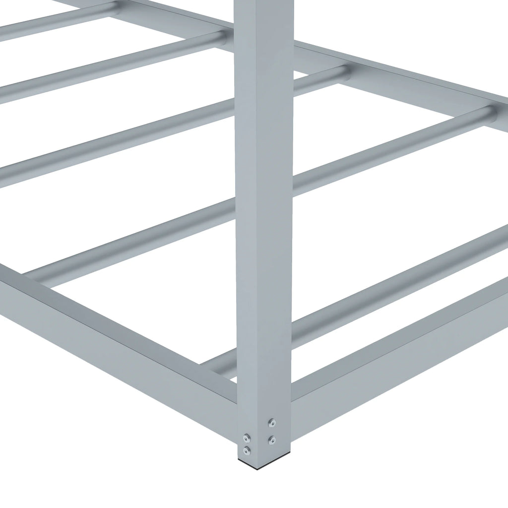 Full Size Metal Tent Bed with Slats K577