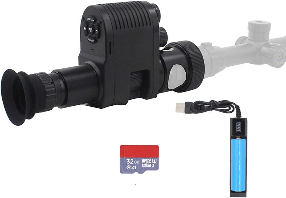 Integrated 720p Digital Night Vision Rifle Scope Monocular Hunting Camera DVR Camcorder with Built-in 850nm Infrared Flashlight E69662