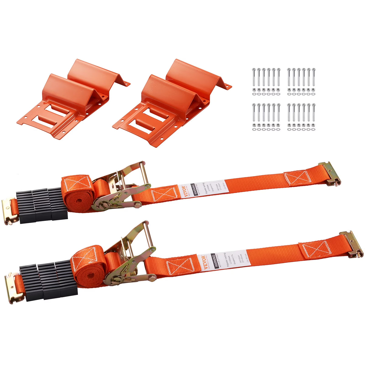 Wheel Chock Tire Down Strap Kit 4-Pack P804219
