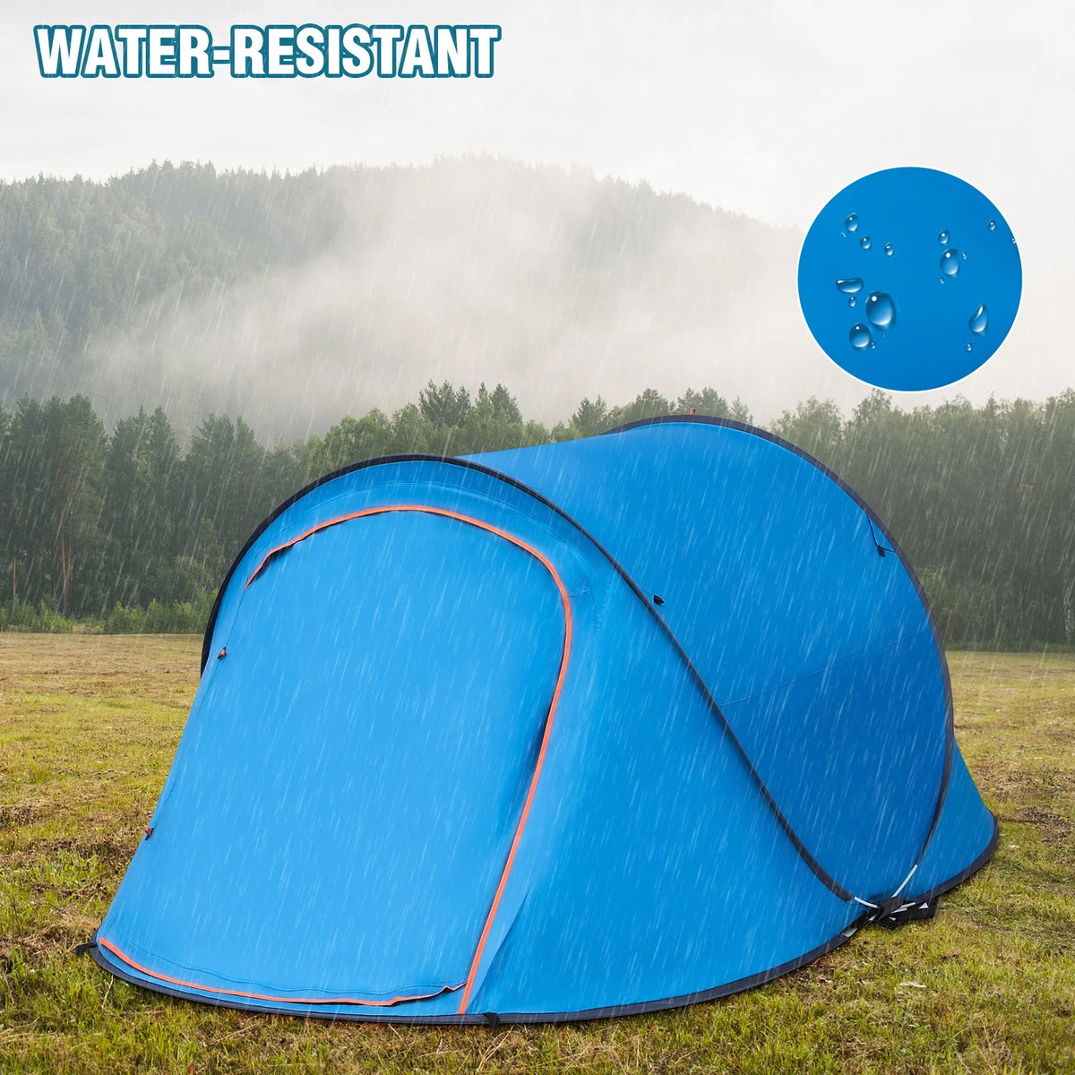 2 Person Waterproof Pop-up Camping Tent T151327