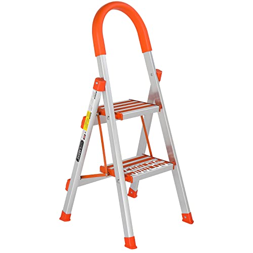 5 Step Aluminum Folding Step Ladder with Handgrip G863