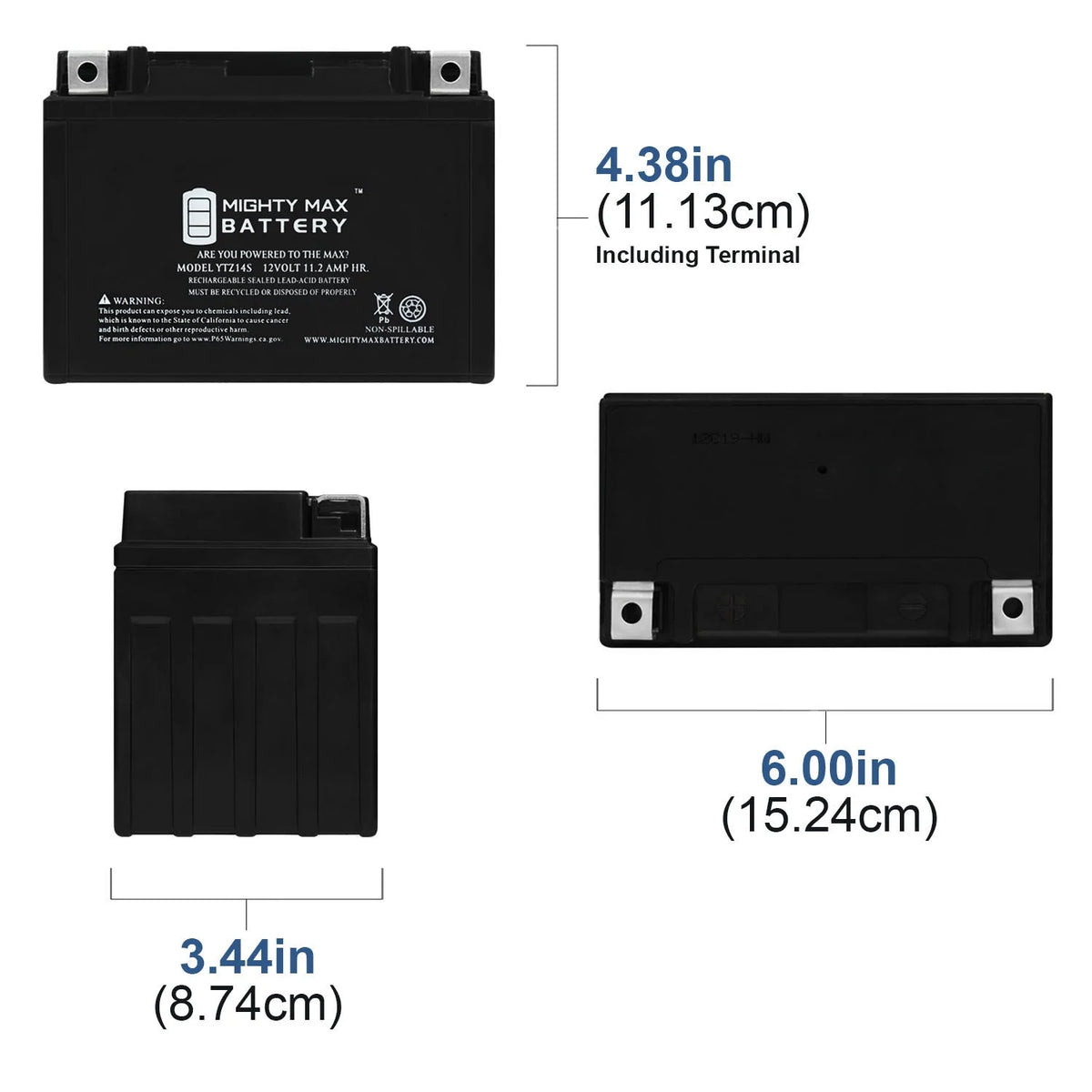 12V 11.2Ah Replacement Battery Y396