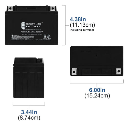 12V 11.2Ah Replacement Battery Y396