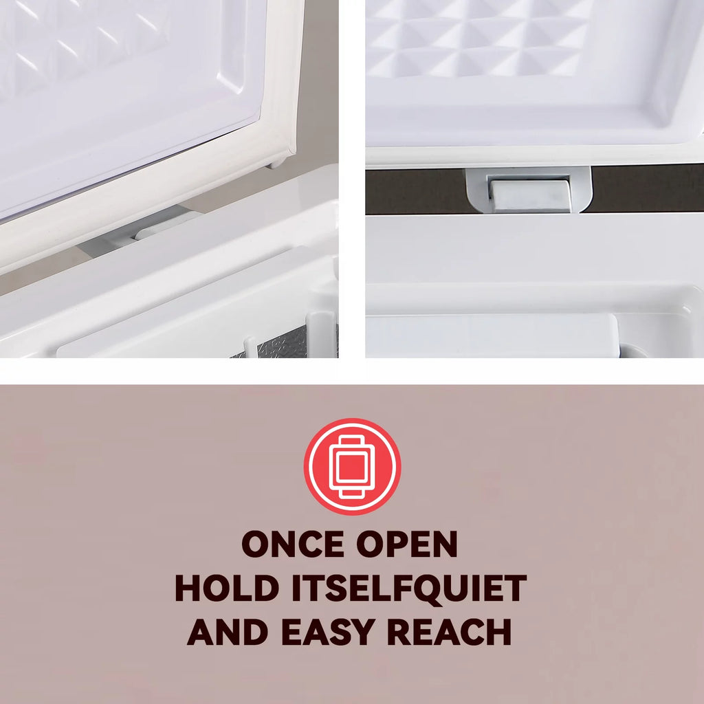 Small Chest Freezer with Storage Basket R41103