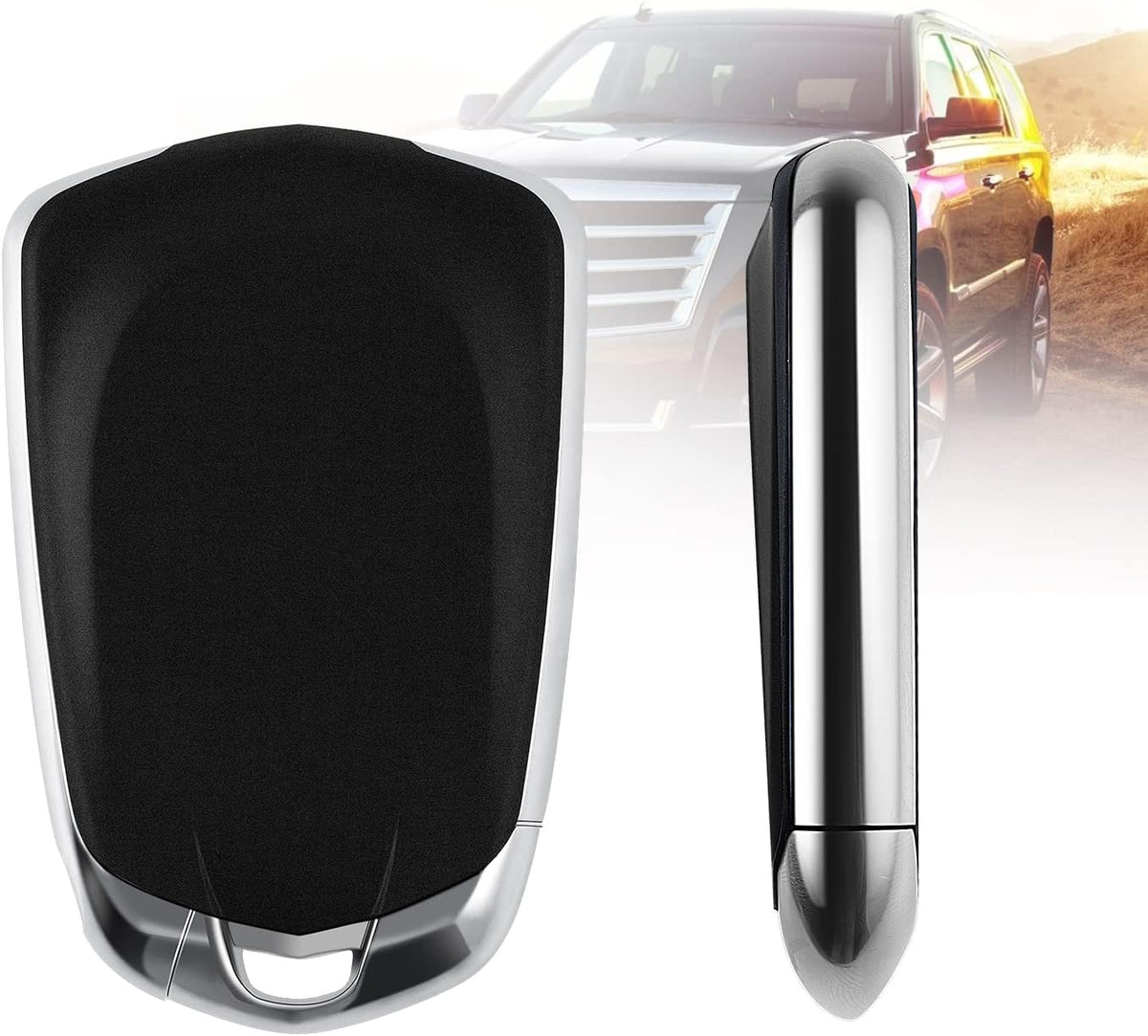 Replacement 6 Buttons Proximity Smart Keyless Entry Remote Fob for Cadillac Escalade and Escalade ESV 2015-2020 315Mhz FCC: HYQ2AB 1 Piece Pack of 2 H41094
