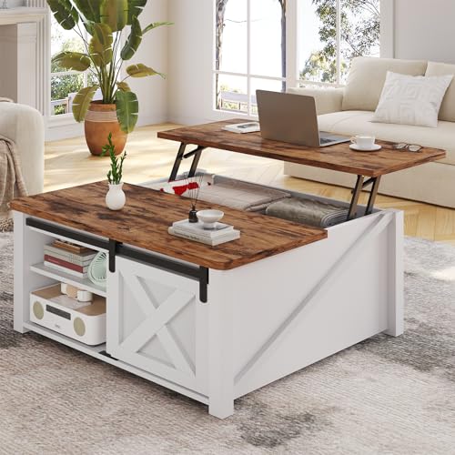 31.5" Lift Top Coffee Table with Storage L828