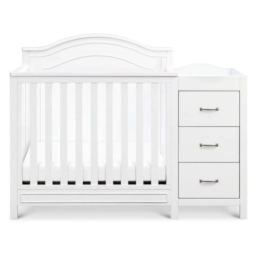 4-in-1 Convertible Mini Crib & Changer in White X714175