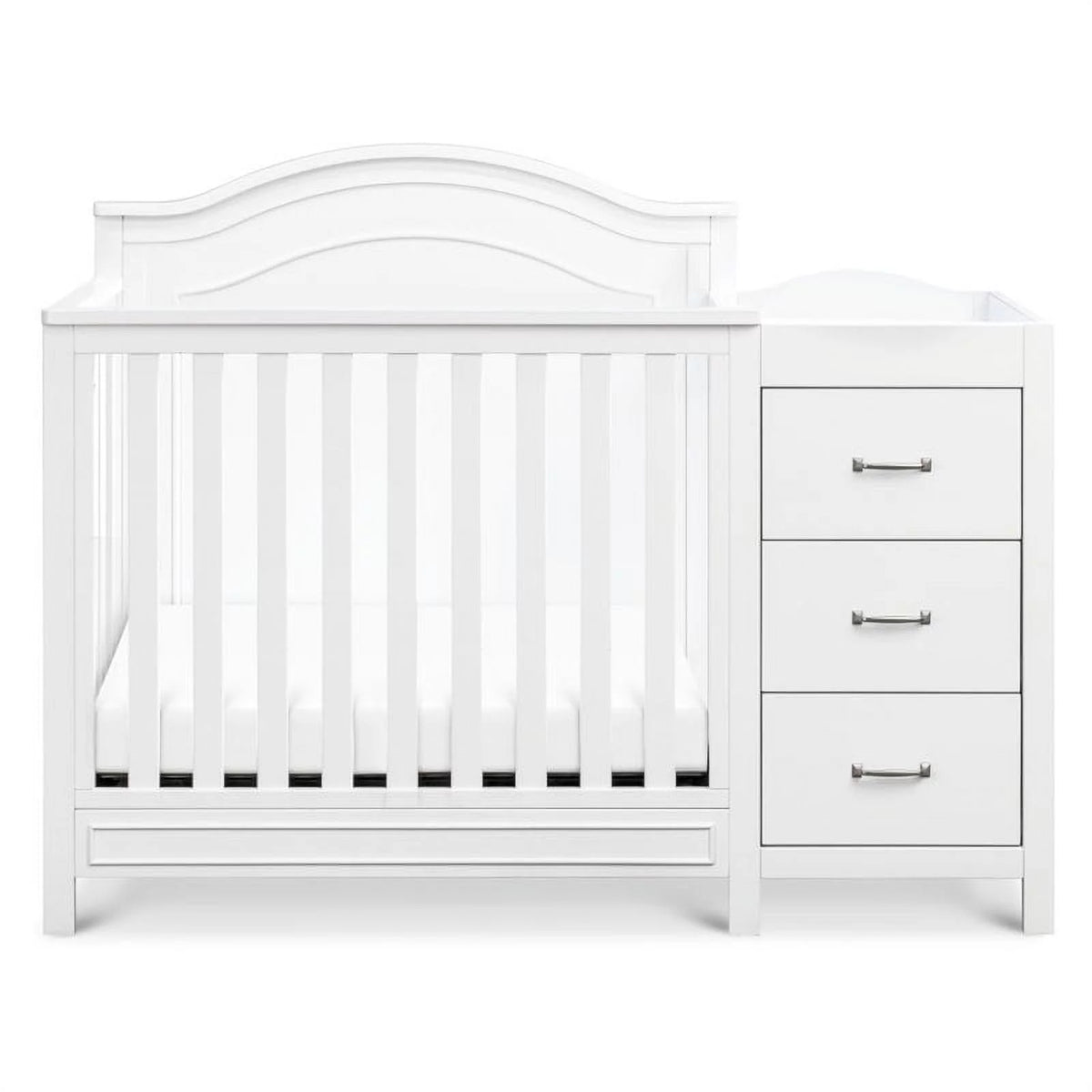 4-in-1 Convertible Mini Crib & Changer in White X714175