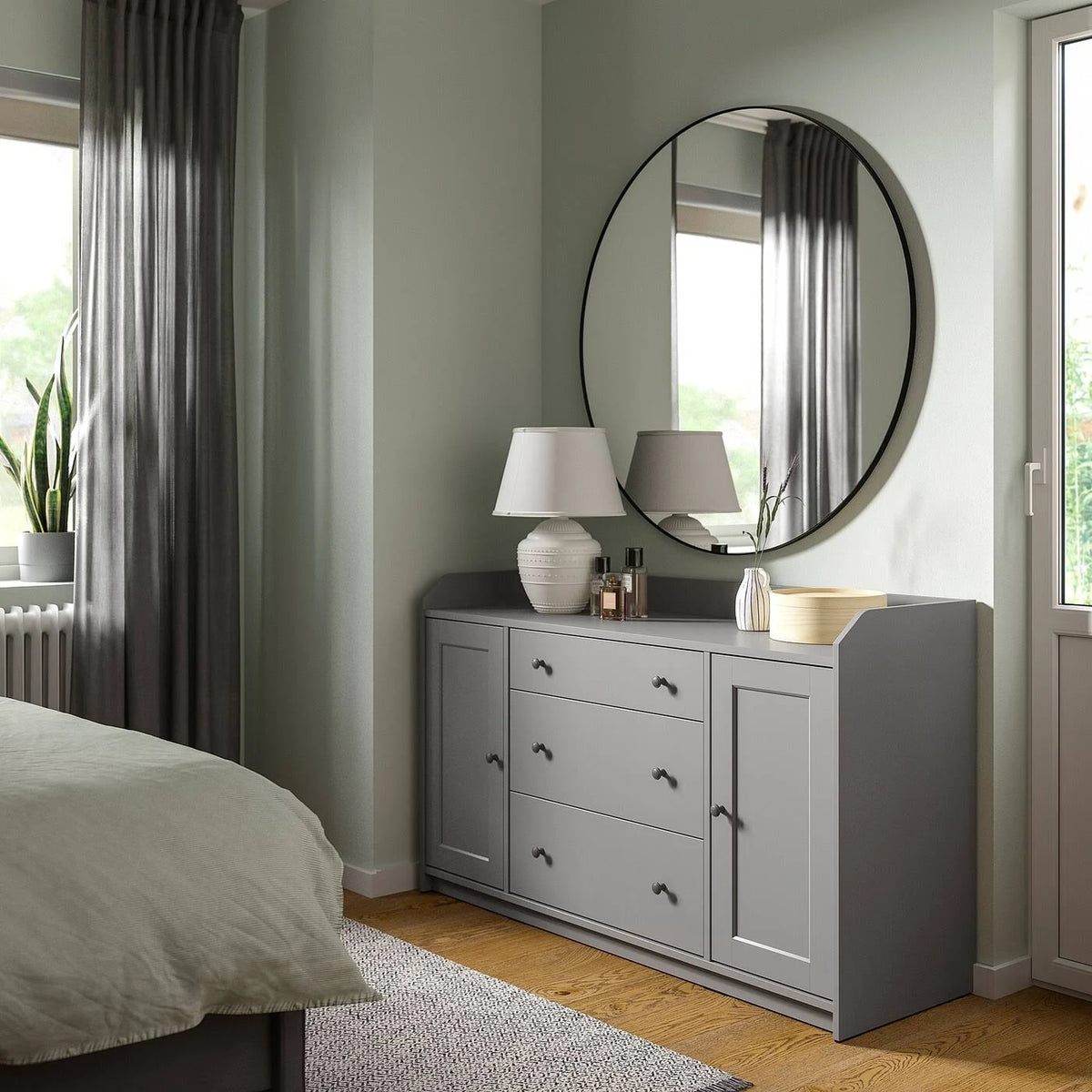 Gray Sideboard Q991