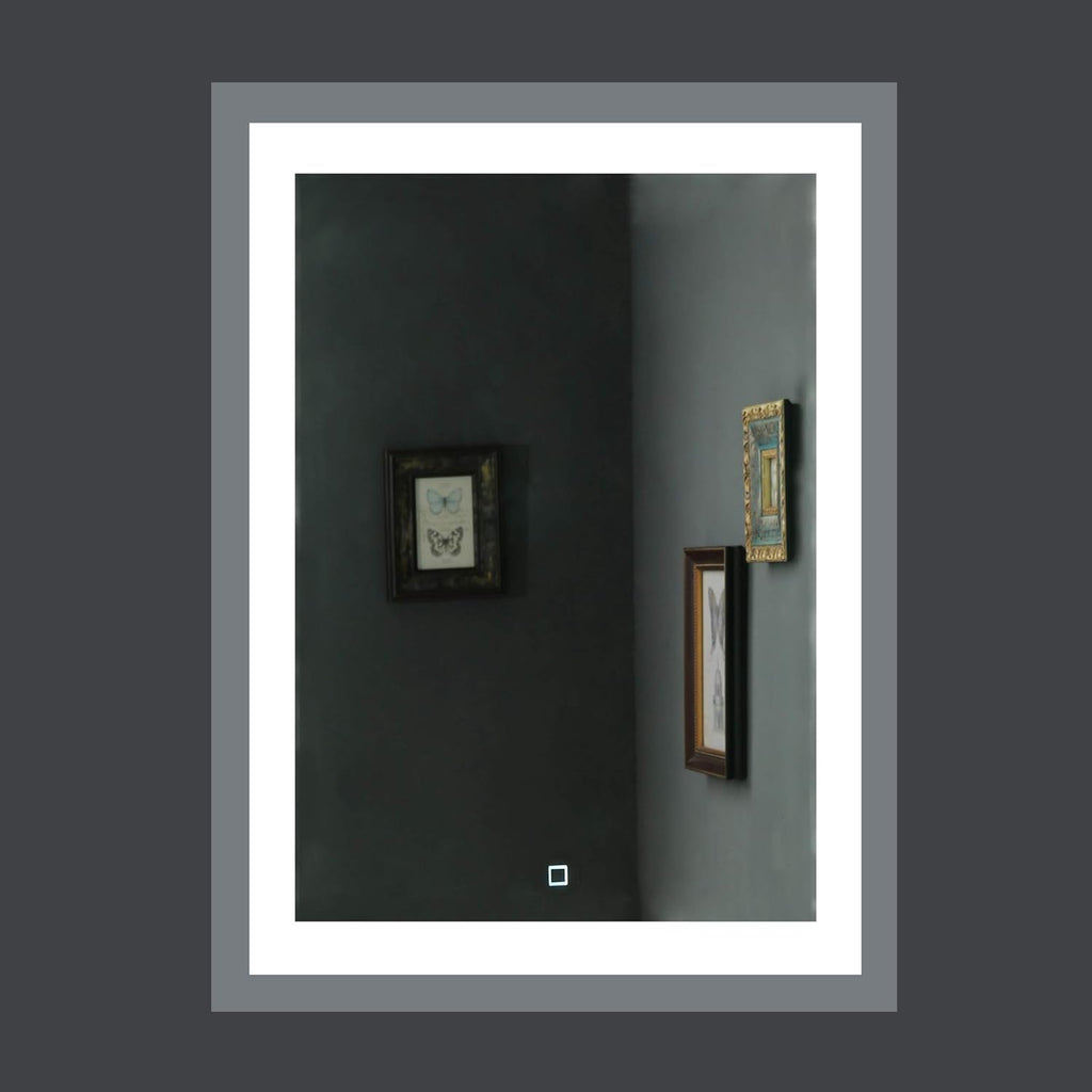 Dimmable LED Bathroom Mirror Wall Mounted Vanity Mirror with Touch Button B5544