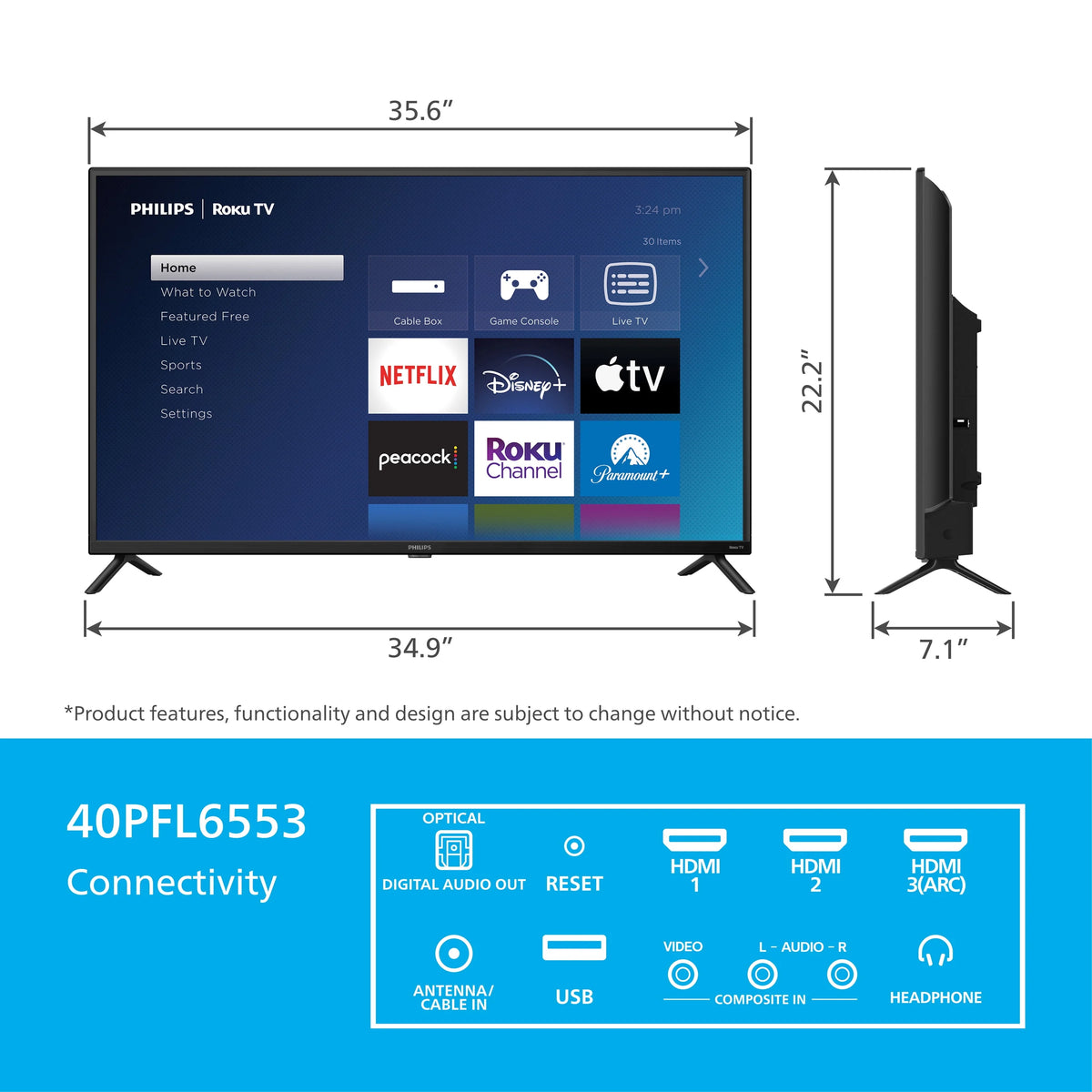 40 Class FHD 1080p Smart LED TV G5694