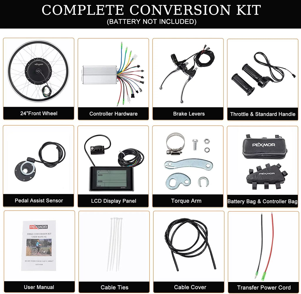 36V 750W Electric Bike Conversion Kit with LCD Display E5030