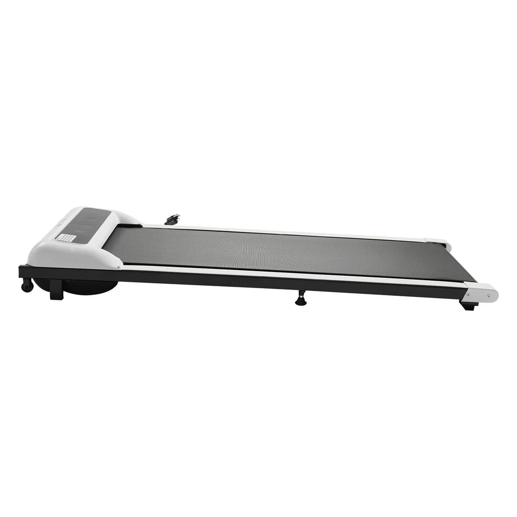Folding Treadmill Under Desk Electric Walking Pad with Remote Black V565867