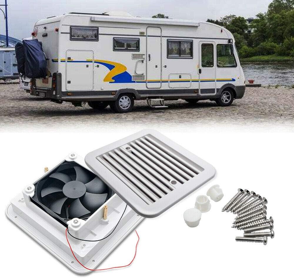 White Caravan Motorhome Side Ventilation Fan P27447