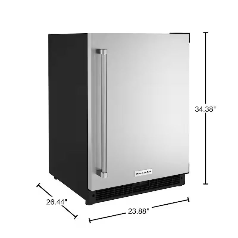 5.0 cu. ft. Mini Fridge Black Stainless Door M482