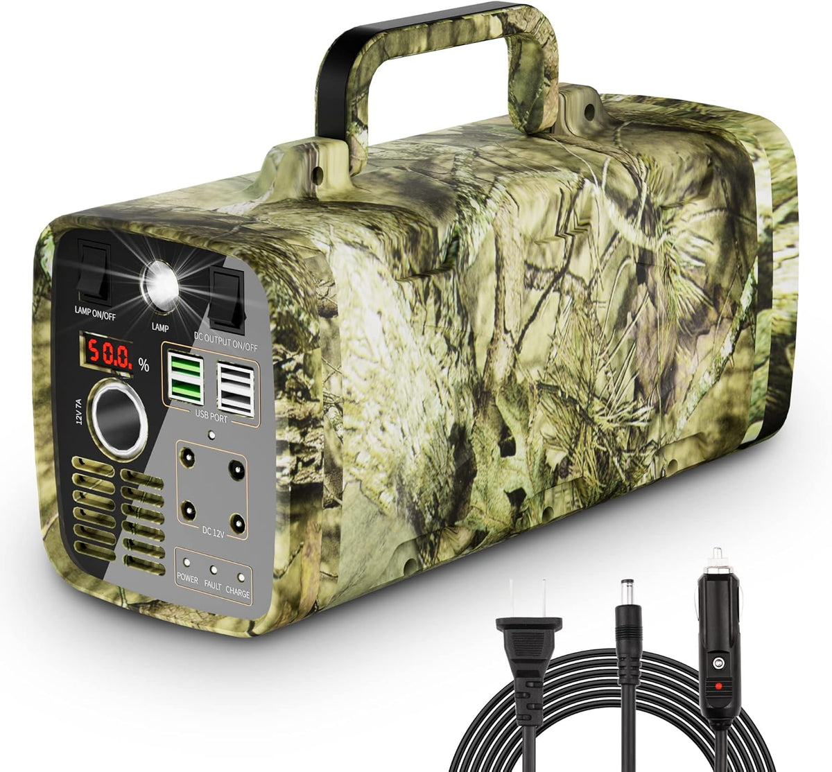 Portable Power Station 500W, 288Wh Solar Generator with AC Outlets E798246