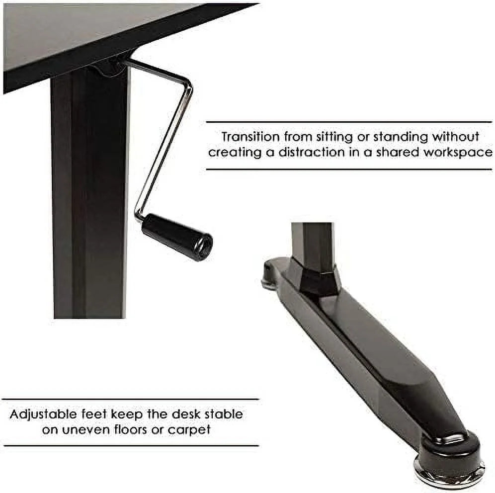Adjustable Standing Desk 55" White G1369