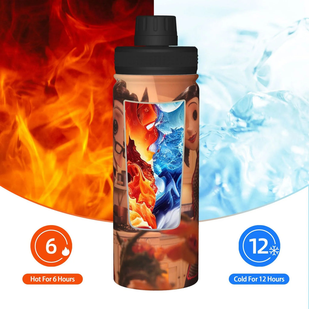 18OZ Stainless Steel Insulated Water Bottle Q58983