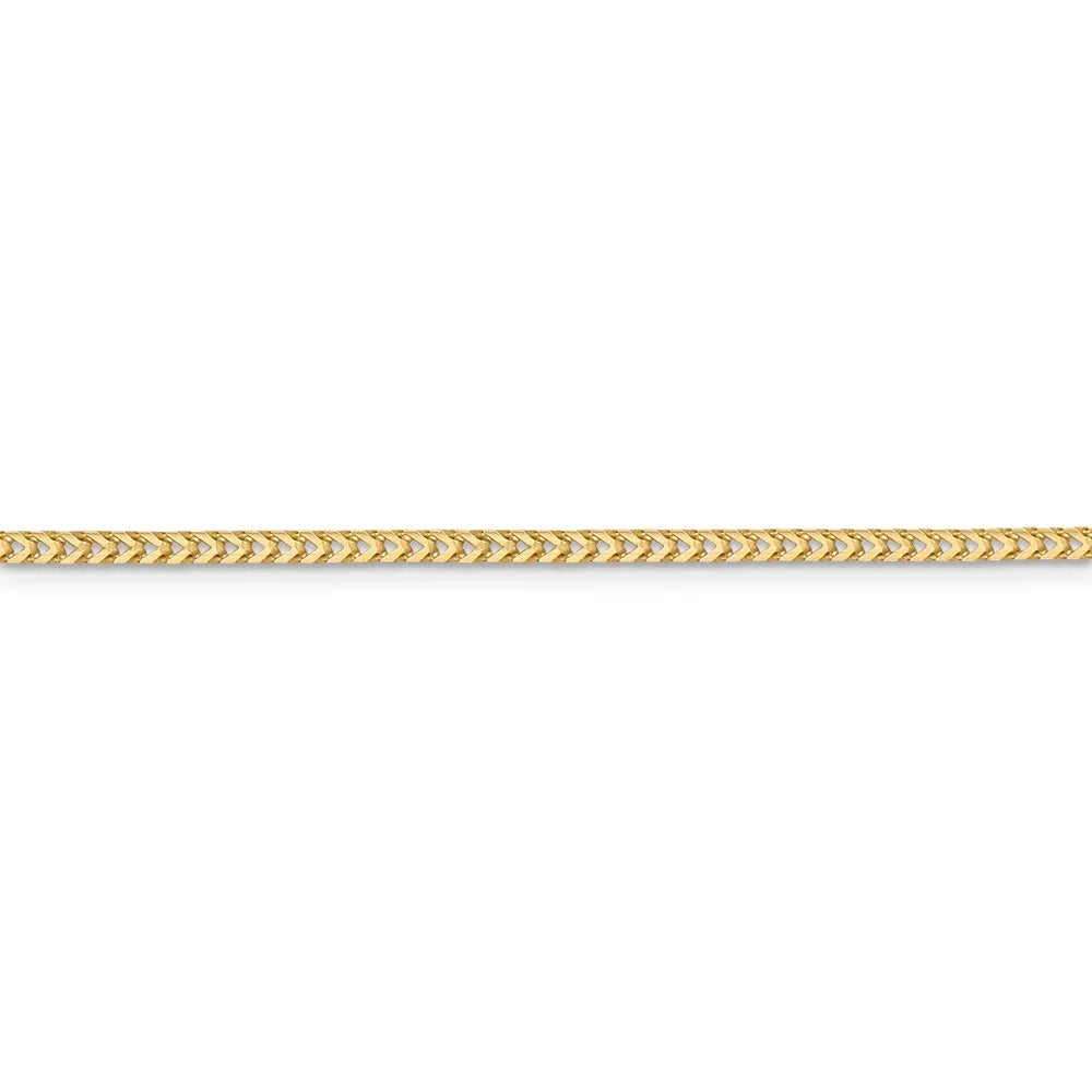14kt Yellow Gold 2mm Franco Chain 20 inch Lobster Clasp N3038