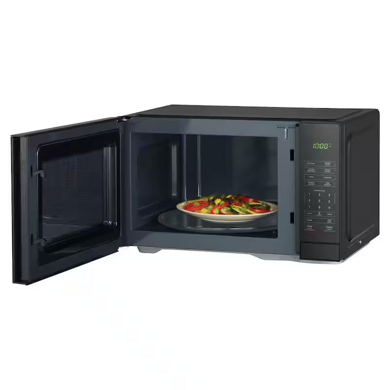 1.1 cu. ft. Black Countertop Microwave Oven X694