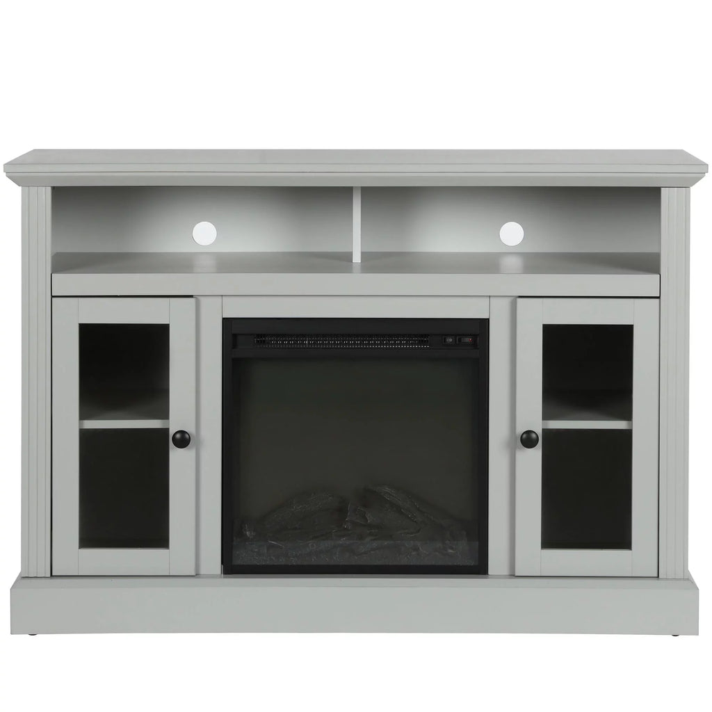 Electric Fireplace TV Console for TVs up to 50" Dove Gray M3045