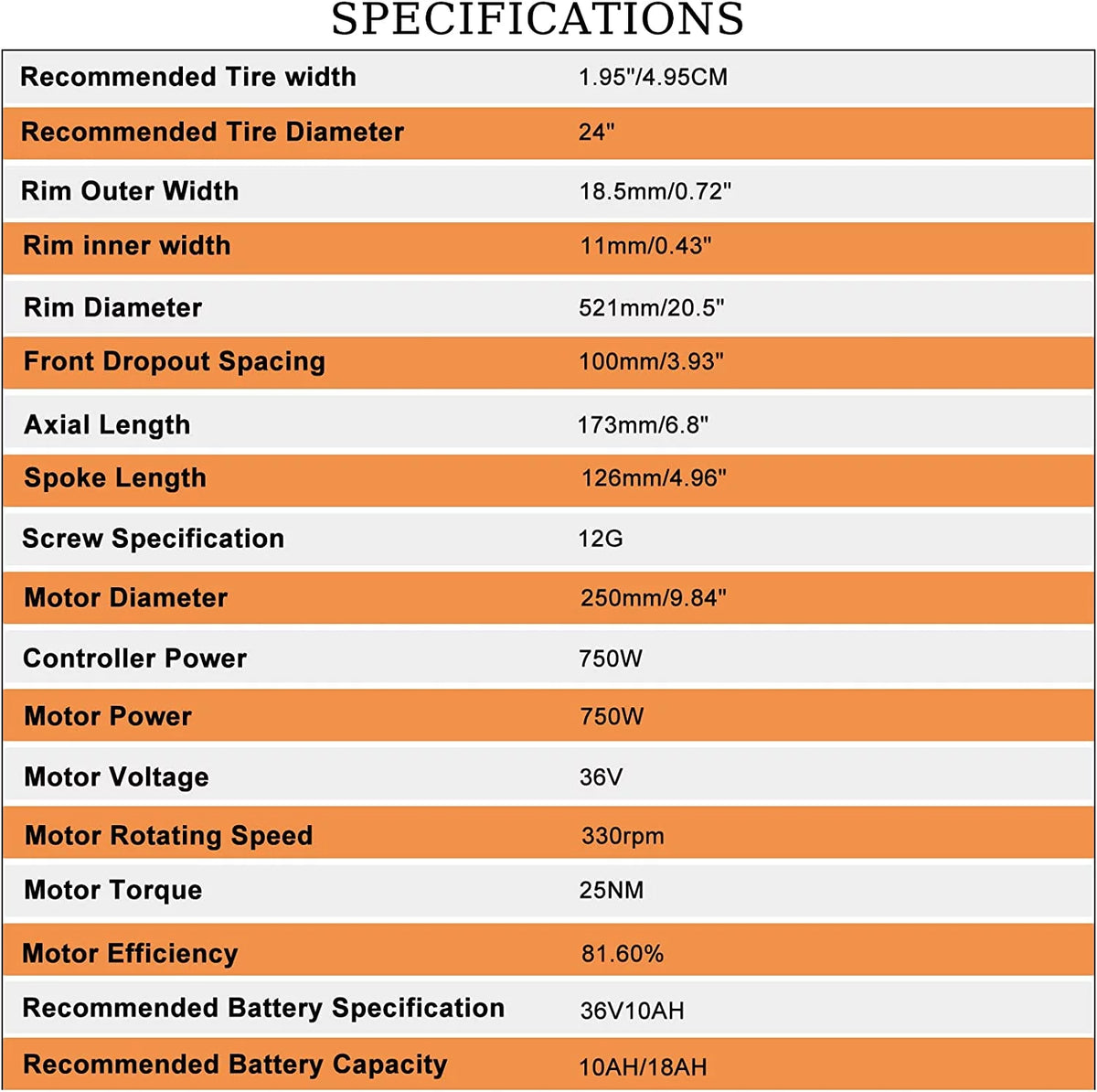 36V 750W Electric Bike Conversion Kit with LCD Display E5030