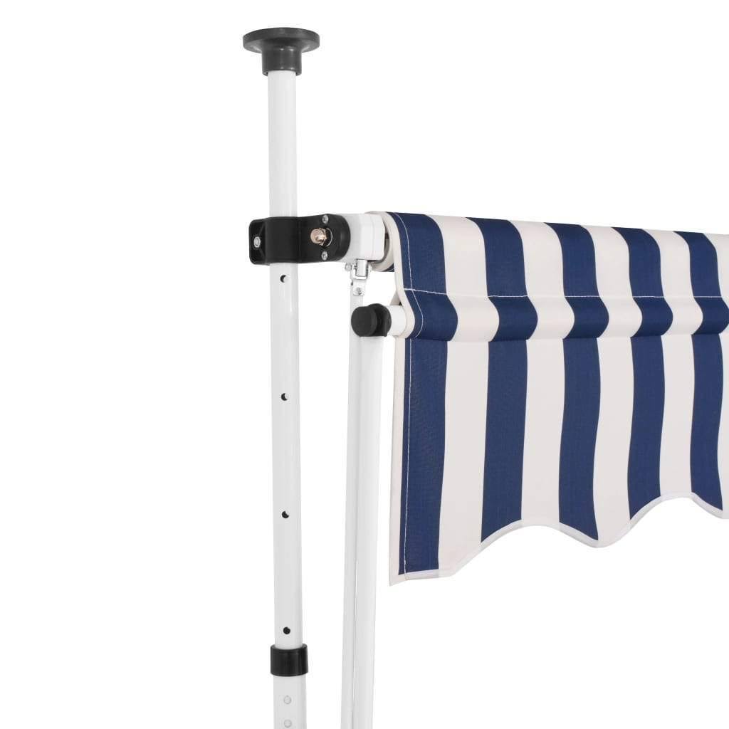Cream Manual Retractable Awning 118.1x22 D463