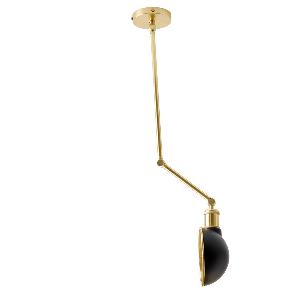Black/Bronzed Brass Wall/Ceiling Lamp G482755
