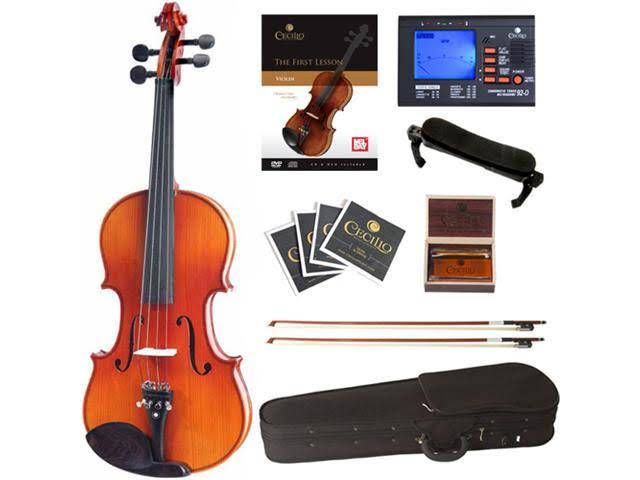1/2 Solid Wood Violin with Case Z369422