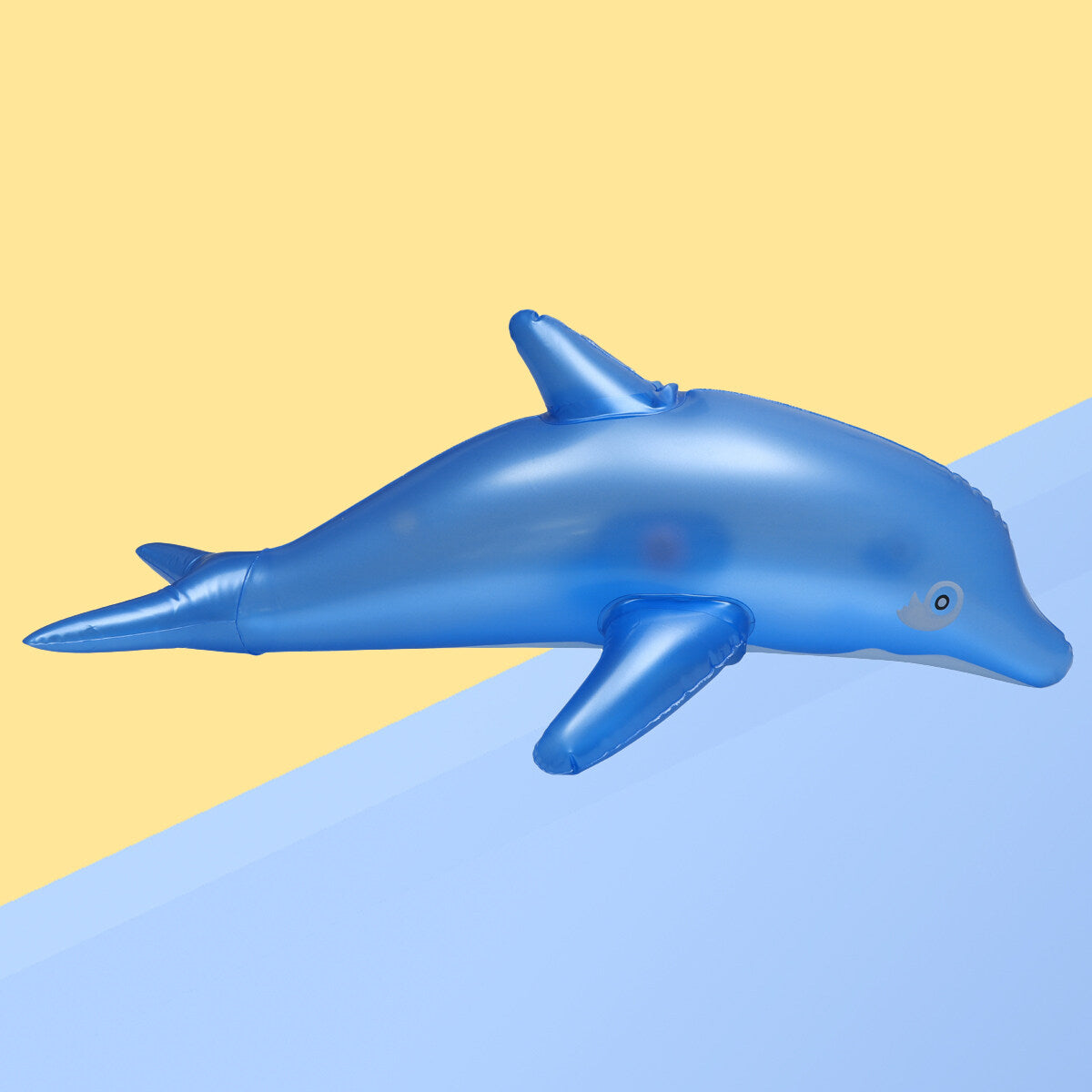 Inflatable Dolphin Bath Toy (Blue) C449