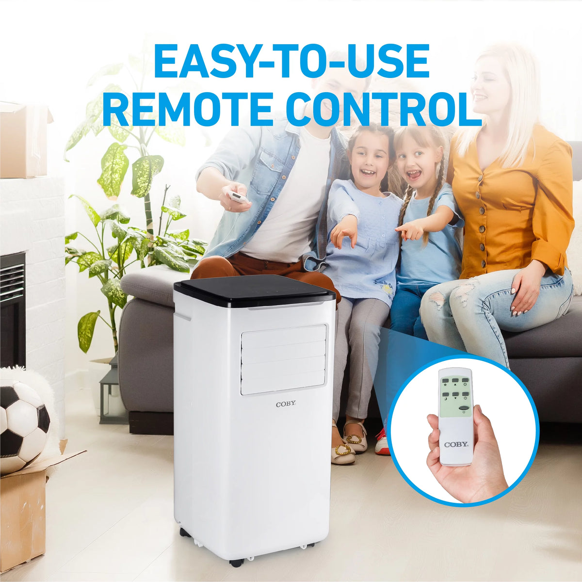 Portable Air Conditioner 6,100 BTU 3-in-1 Dehumidifier & Fan P961020