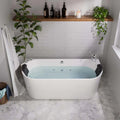67 Freestanding Whirlpool Bathtub with Faucet A482192