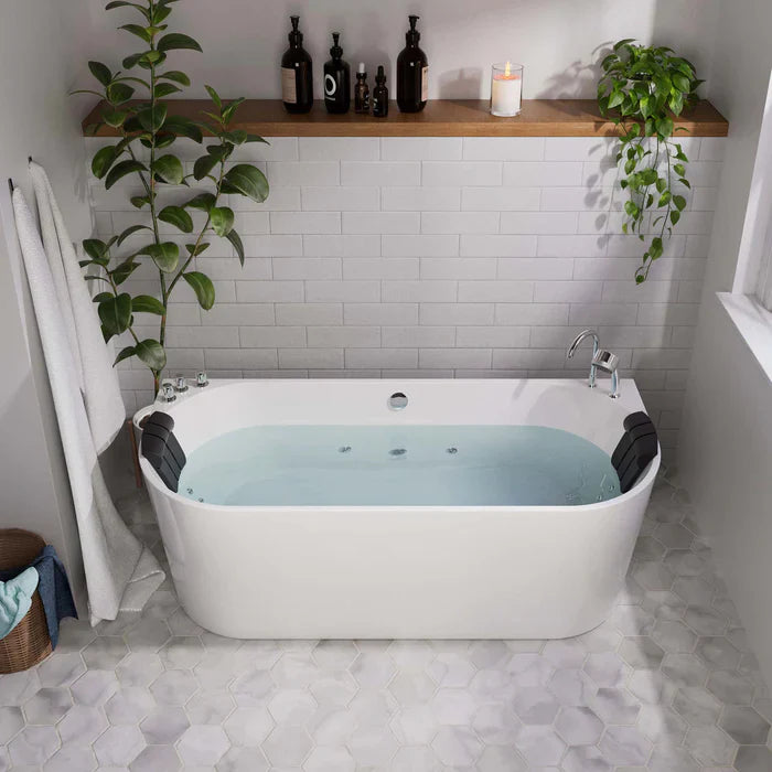 67 Freestanding Whirlpool Bathtub with Faucet A482192
