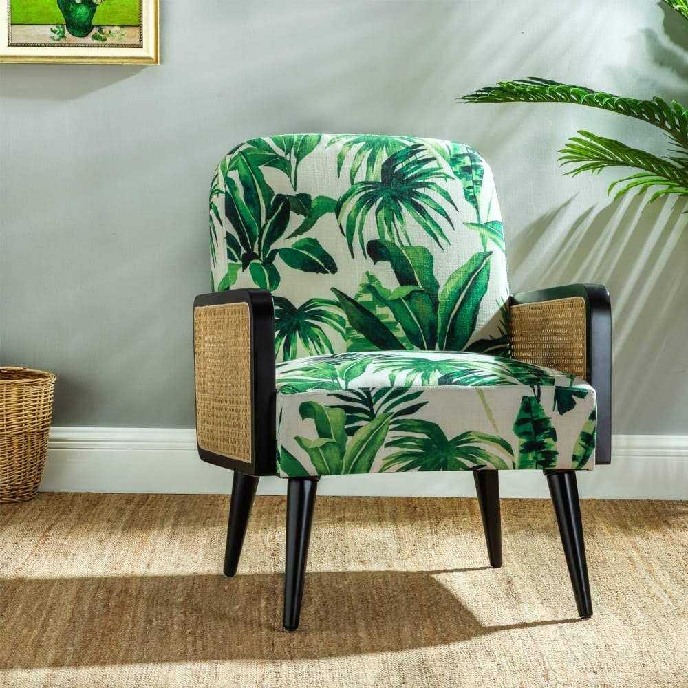 Grey Rattan Armchair V6375